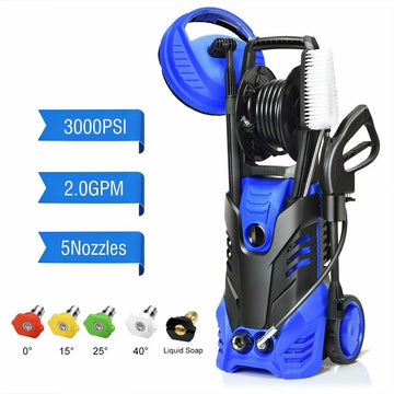 3000 PSI 電動高圧洗浄機(パティオクリーナー付き)